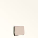 Beige Furla Camelia S Compact Wallet L Zip, natural leather – view 3