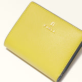 Yellow Furla Camelia S Compact Wallet L Zip, natural leather – view 2