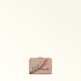 Camel Furla Camelia S Compact Wallet, natural leather