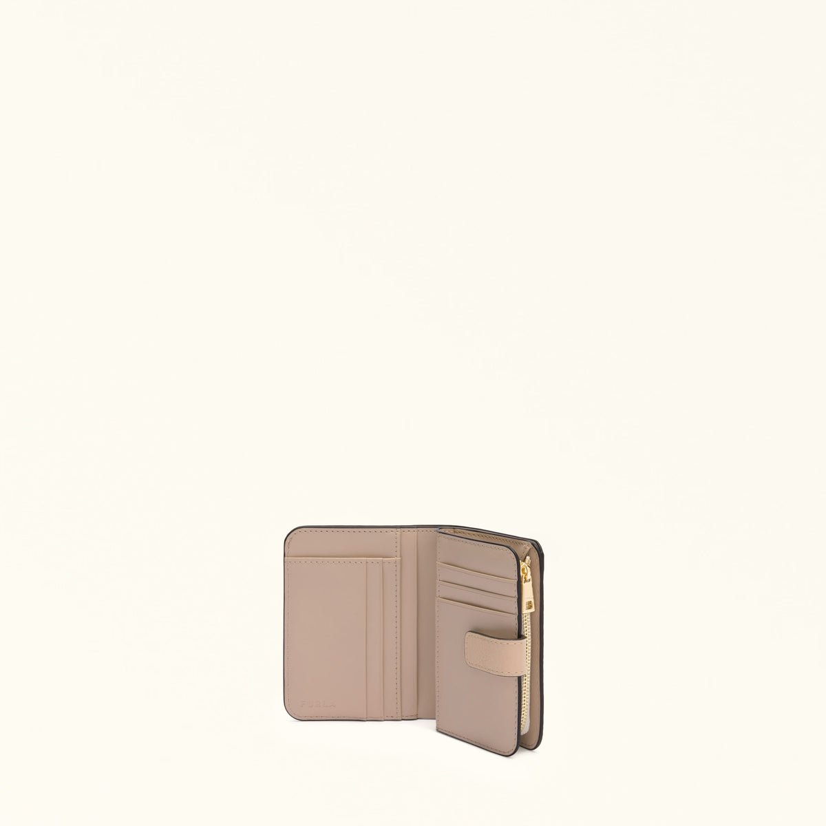 Camel Furla Camelia S Compact Wallet, natural leather – view 5