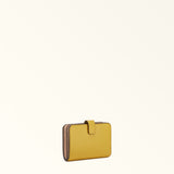 Gold Furla Camelia S Compact Wallet, natural leather – view 2