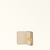 Gold Furla Camelia S Compact Wallet, natural leather – view 3