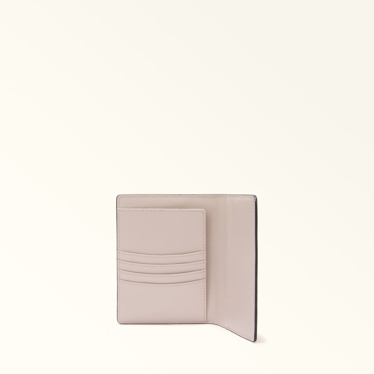 Red Furla Camelia S Passport Holder Aw25, natural leather – view 3