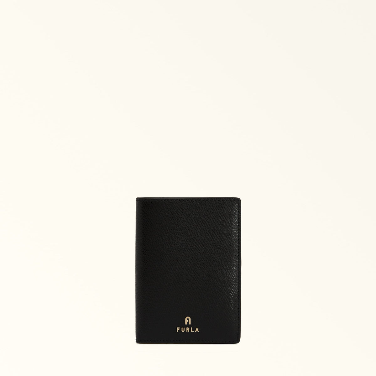 Black Furla Camelia S Passport Holder, natural leather – view 5