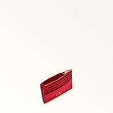 Red Furla Camelia S Zipped Card Case Aw25, card holder natural leather – view 4
