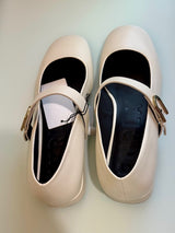 Taupe Furla Chic Ballerina T10, shoes natural leather – view 5