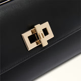Black Furla Clara Crossbody Top Handle, natural leather – view 2