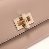 Pink Furla Clara Crossbody Top Handle, natural leather – view 2