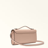 Pink Furla Clara Crossbody Top Handle, natural leather – view 3