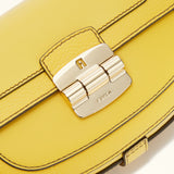 Yellow Furla Club 2 S Crossbody 26, natural leather – view 4