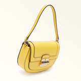 Yellow Furla Club 2 S Crossbody 26, natural leather – view 5