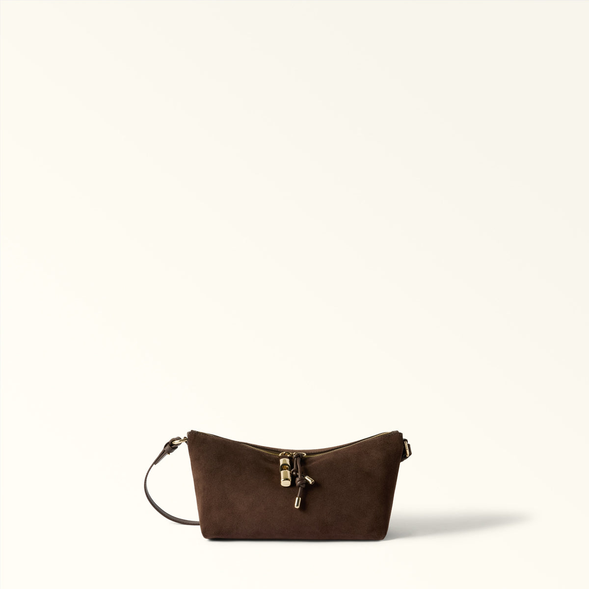 Brown Furla Debby Mini Shoulder Bag Soft, suede – view 2
