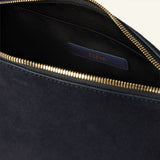 Blue FURLA DEBBY MINI SHOULDER BAG in SUEDE – view 4