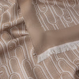 Beige Furla Debby Tonni Wool Scarf