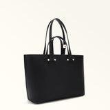 Black Furla Duetto L Tote, natural leather – view 4