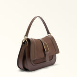 Brown Furla Flow L Top Handle Aw25, shoulder bag natural leather – view 3