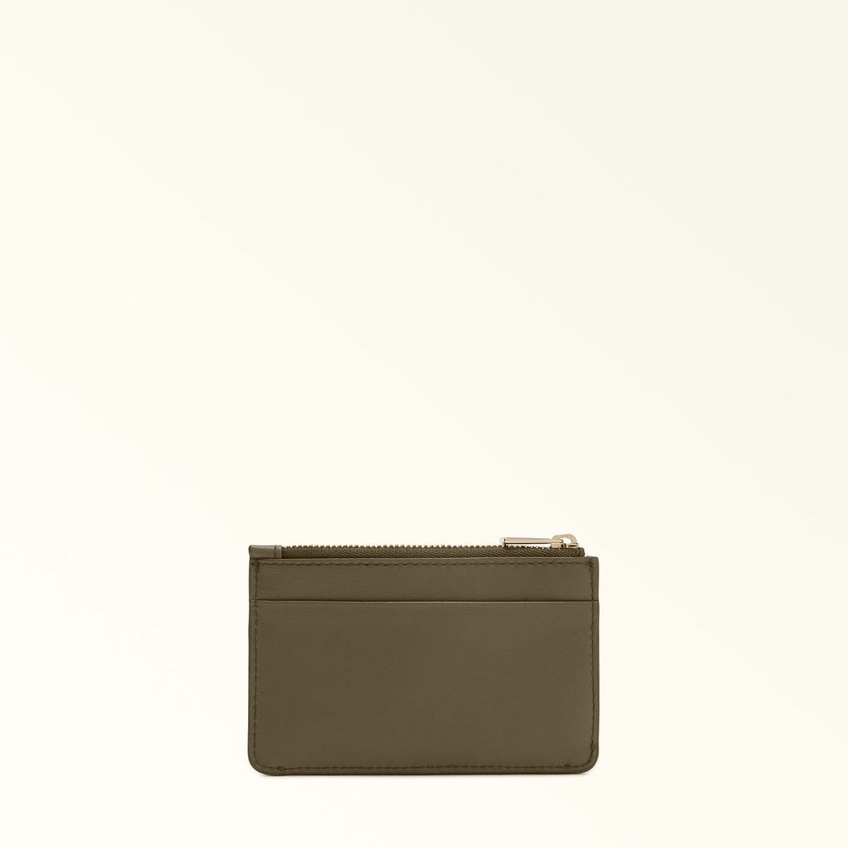 Green Furla Flow M Card Case, credit card holder natural leather – view 3