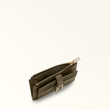 Green Furla Flow M Card Case, credit card holder natural leather – view 4
