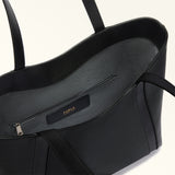 Black Furla Goccia L Hobo Aw25, natural leather – view 5