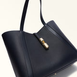 Blue Furla Goccia L Tote, natural leather – view 3