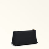 Black Furla Goccia M Cosmetic Case, natural leather – view 3