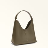 Green Furla Goccia M Hobo, natural leather – view 3