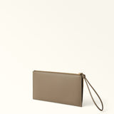 Grey Furla Iride M Envelope, clutch natural leather – view 2