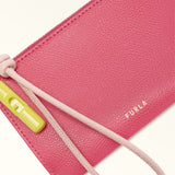 Pink Furla Iride S Envelope, clutch natural leather – view 2