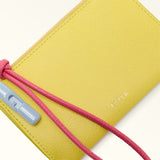 Yellow Furla Iride S Envelope, clutch natural leather – view 2