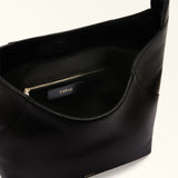 Black Furla Lara M Hobo, natural leather – view 3