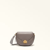 Grey Furla Lotus Mini Crossbody Aw25, natural leather