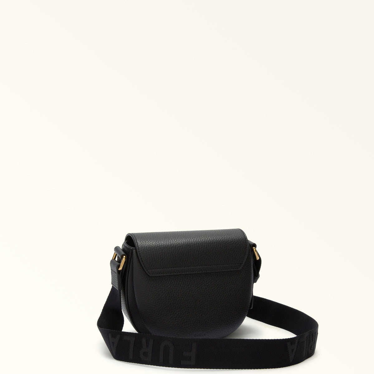 Black Furla Lotus Mini Crossbody, natural leather – view 2