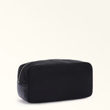 Black Furla Man Cosmo Toiletry Case, cosmetic case natural leather – view 3