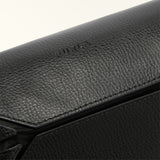 Black Furla Man Giove Edro Foldable Toiletry Case, cosmetic case natural leather – view 3