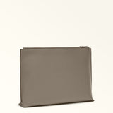 Grey Furla Man Giove Pouch, natural leather – view 3