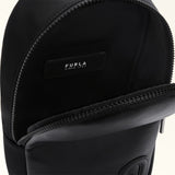 Black Furla Man Orion M Body Bag, natural leather – view 5