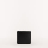 Black Furla Man Sirio Bi-Fold Coin, wallet natural leather