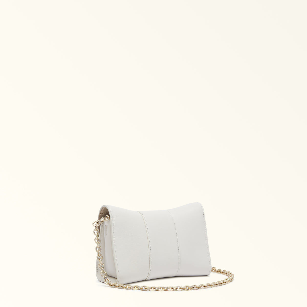 Off White Furla Metropolis Mini Crossbody Remix, natural leather – view 4