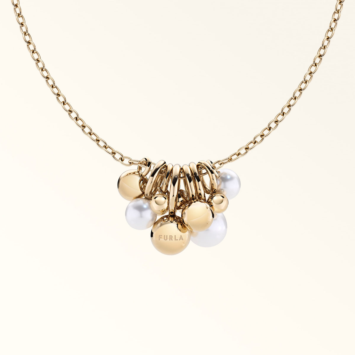 Gold Furla Miasfera Necklace Multisfera Aw25 – view 4