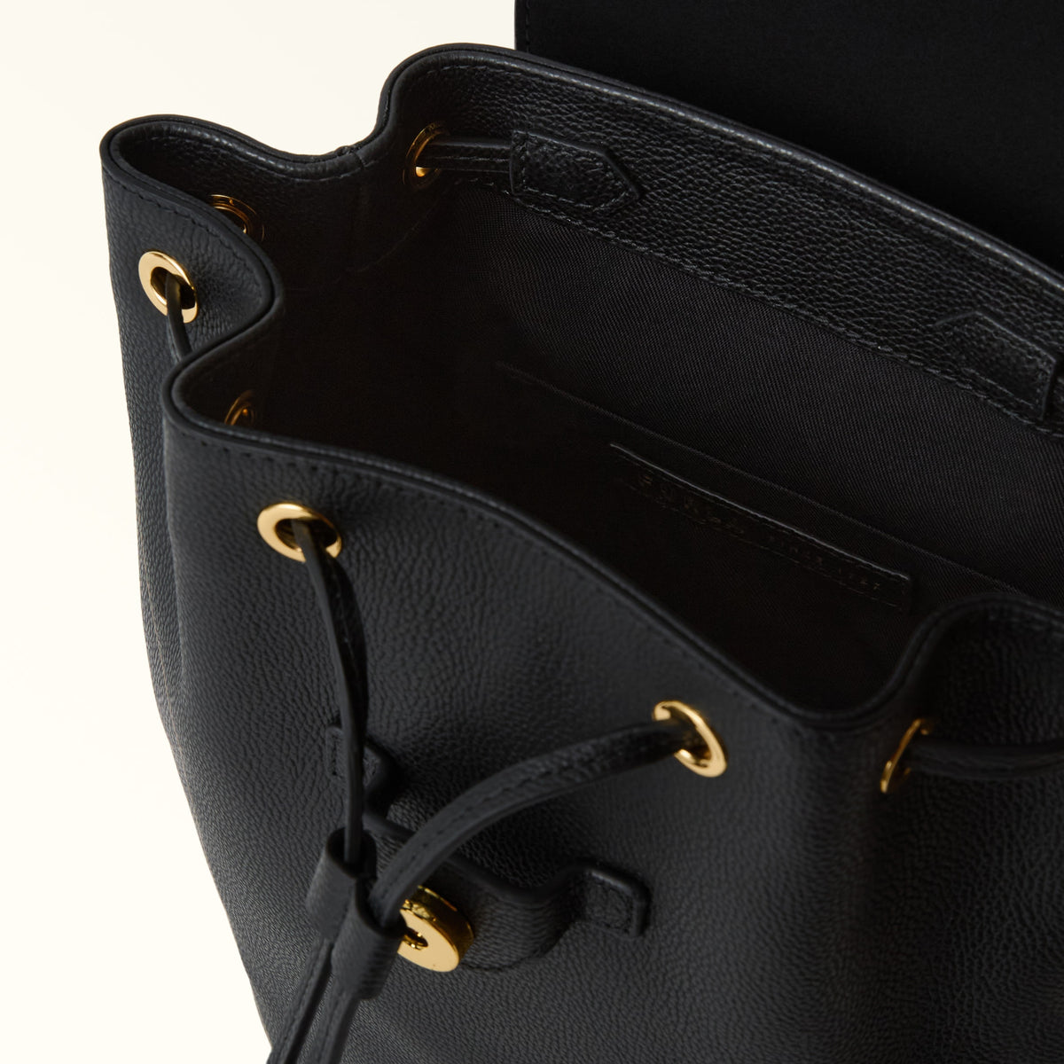 Black Furla FURLA MOONLIGHT S, backpack natural leather – view 3