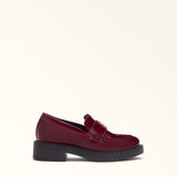 Burgundy Furla New Legacy Loafer T.25, shoes natural leather – view 2