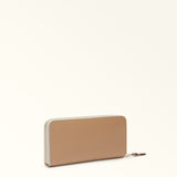 Taupe Furla Nuvola L Zip Around Slim, wallet natural leather – view 3