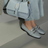 Silver Furla Nuvola Loafer T.15, shoes natural leather – view 2
