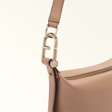 Beige Furla Nuvola M Hobo Aw25, natural leather – view 3