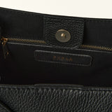 Black Furla Nuvola M Tote, natural leather – view 4