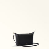 Black Furla Nuvola Mini Crossbody Hobo, natural leather – view 4