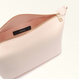 Beige Furla Nuvola Mini Crossbody Hobo, natural leather – view 3