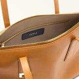 Brown Furla Olivia M Tote, shopper natural leather – view 5