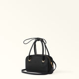 Black Furla Poppy Dome, handbag natural leather – view 2