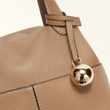Taupe FURLA PRIMROSE Mini TOTE, natural leather – view 3